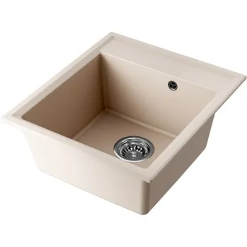 Мойка кухонная Omoikiri Daisen 46-SA бежевая 4993615