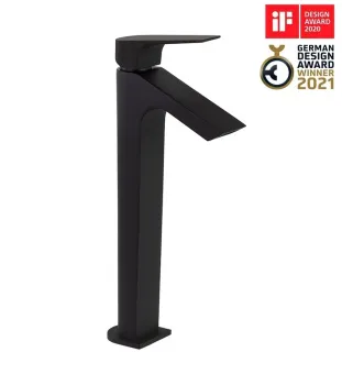 Смеситель для раковины Ramonsoler Urban Chic чаши с каскадным изливом чёрный 211001NM