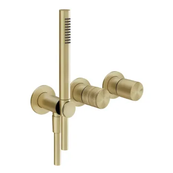 Смеситель для душа Gessi 70338.727 Brass Brushed PVD