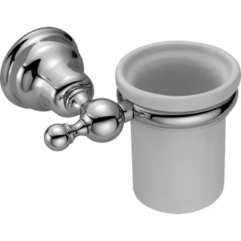 Стакан подвесной керамический Cisal Arcana белый/хром AR09050021