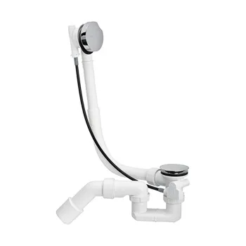 Слив-перелив Viega Simplex стандартный полуавтомат, накладка хром 285357