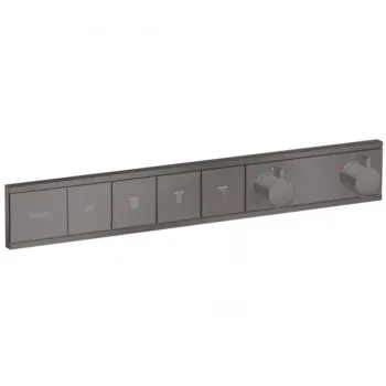 Смеситель для душа с термостатом hansgrohe RainSelect 15382340 скрытого монтажа, для 4 потребителей