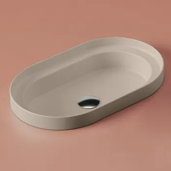 Раковина Artceram Fuori Scala 58х36, без отв., встраиваемая, без перелива, matera TFL033 41 00