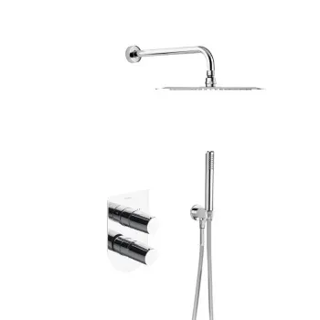 Смеситель для душа Ramonsoler Tzar встраиваемый с тропическим и ручным душем K3415021