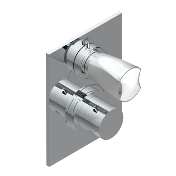 Смеситель для душа THG Porcelain Blanche Decor Platine U2E-A02-5500BE хром