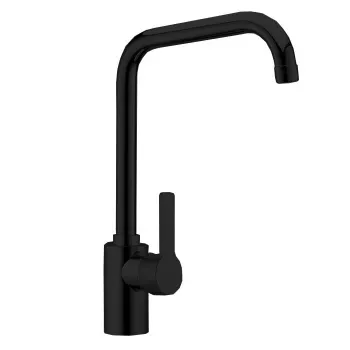 Смеситель для кухни Fima Carlo Frattini Kitchen на 1 отверстие, чёрный матовый F3537/2NS