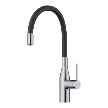 Смеситель для кухни Omoikiri Yatomi 2 Plus BN-BL нержавеющая сталь черный 4994344