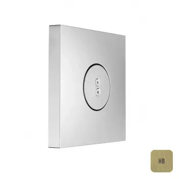 Форсунка встраиваемая вращающаяся Almar Spin Square High Brass Brushed PVD, E044177.HB