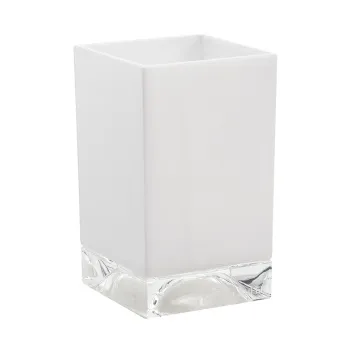 Kartell by laufen стакан 70x70x120 мм, пластик, плотный белый