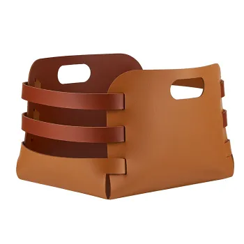 Корзина ADJ Riga 27x36xH25, коньяк/бордо 2844418