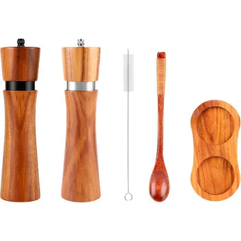 Набор мельниц для специй на подставке Omoikiri Home GR-02-SET 4911413