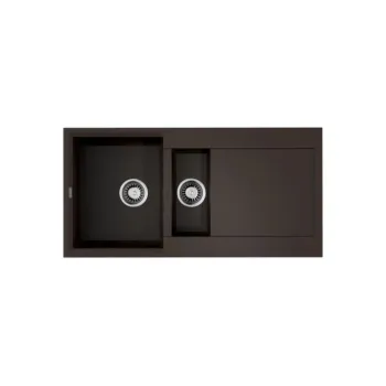 Мойка кухонная Omoikiri Sakaime 100-2-DC темный шоколад 4993896