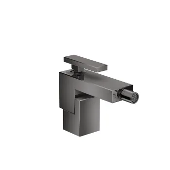 Axor Edge Смеситель для биде, на 1 отв., с донным клапаном push/open, излив 149мм, цвет: черный 4621