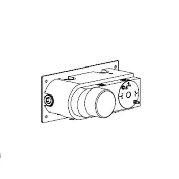 Внутренняя часть смесителя Carimali на 2 потока воды W21421CR
