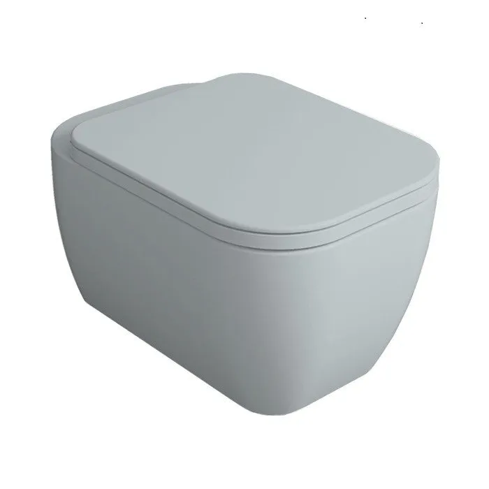 Крышка сиденье для унитаза Simas Henges HE004 tela  matt/cr с микролифтом серый