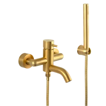 Смеситель для ванны Daniel Tokyo TK610DP золото брашированное