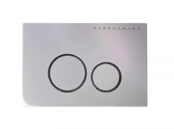 Панель смыва Nofer HYDROSMART 07812.W белая с круглыми клавишами