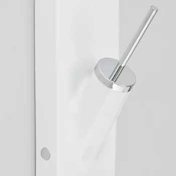 Туалетный ёршик Artceram Sotto Up подвесной, белый/хром ACA030 bi/cr