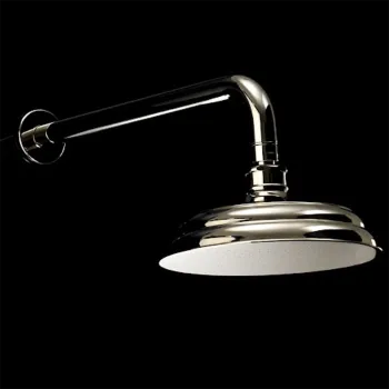 Верхний душ Devon&Devon Manhattan 200мм с кронштейном никель блестящий MNHTB440NK