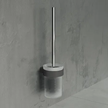 Ершик для унитаза Novellini Edge, черный матовый R90AGEPS-H