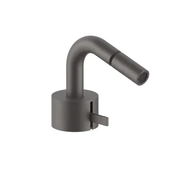 Смеситель для биде Fantini Af/21 1 отв., без донного клапана, излив 130, Matt Gun Metal PVD 27 P5 A508WF