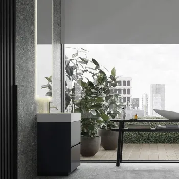 Тумба с раковиной Noorth Milldue Edition Zenit MAN с 1отв., 63.4х47.3хh88.5, 2 ящика, мат. лак, руч.M91, Цвет База, ручка Grafite-33, цоколь черный, Z116.33.33.M91.1