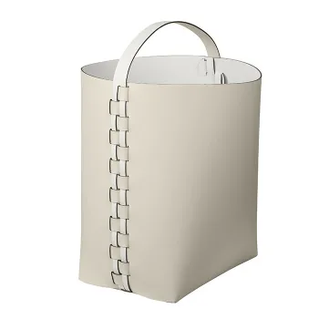 Корзина ADJ Helena 35x30xH45, панна котта/белый 3645.16/10