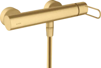 Axor Uno Смеситель для душа, ВМ, настенный, цвет: шлифованное золото 38621250