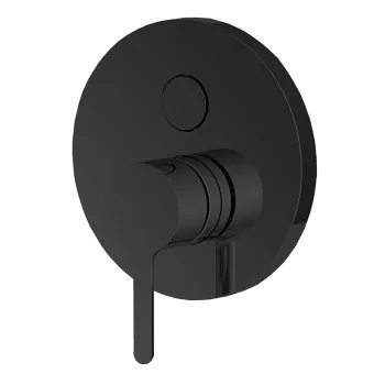 Смеситель для душа Fima Carlo Frattini Snap встраиваемый, с переключателем на 2 выхода, чёрный матовый F3119E2NS