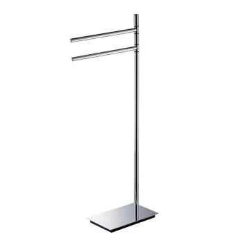 Стойка с полотецедержателем Colombo Square 80.4см PVD нержавеющая сталь B9901.HPS1