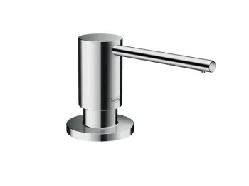 Диспенсер для жидкого мыла или средства для мытья посуды, Hansgrohe, A41, хром
