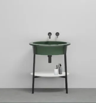 Раковина встраиваемая Cielo I Catini Catino Oval CALAO AL 70 см зеленый