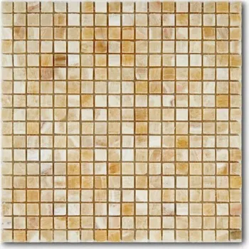 Мозаика из натурального камня Art Natura 15x15 Marble Mosaic Onix Miele 305x305