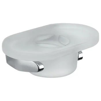 Мыльница подвесная Colombo Road хром/матовое стекло B8001.CR-VAN