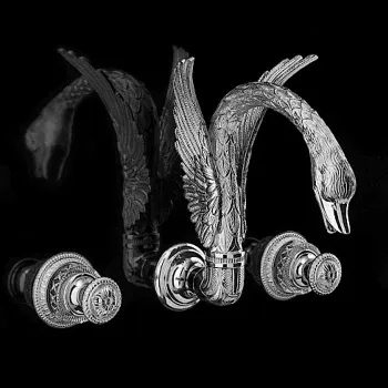 Смеситель для раковины Devon&Devon Excelsior Swan EXC-SW133MCR хром