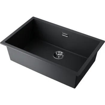 Мойка кухонная Omoikiri Yamakawa 75T-U/I-BL черная 4993437