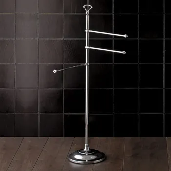 Полотенцедержатель на подставке Devon&Devon Single на хром SL13CR