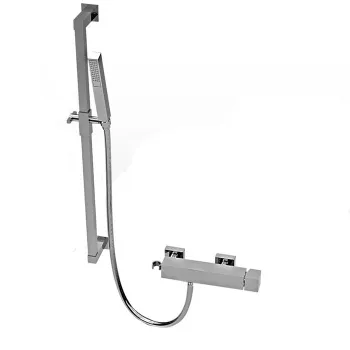 Душевой комплект Stella Bamboo Quadro 3283AC/302-6: смеситель, штанга+ручной душ, хром BQ 02420 CR00
