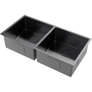 Мойка кухонная Omoikiri Taki 86-2 вороненая сталь 4993793