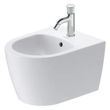 DURAVIT Bento Starck Box  Биде подвесное 370 x 480 мм, с 1 отв под смеситель, HygieneGlaze, белый матовый