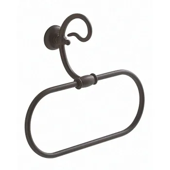 Полотенцедержатель-кольцо Globo Paestum 27см., античный металл PA046met