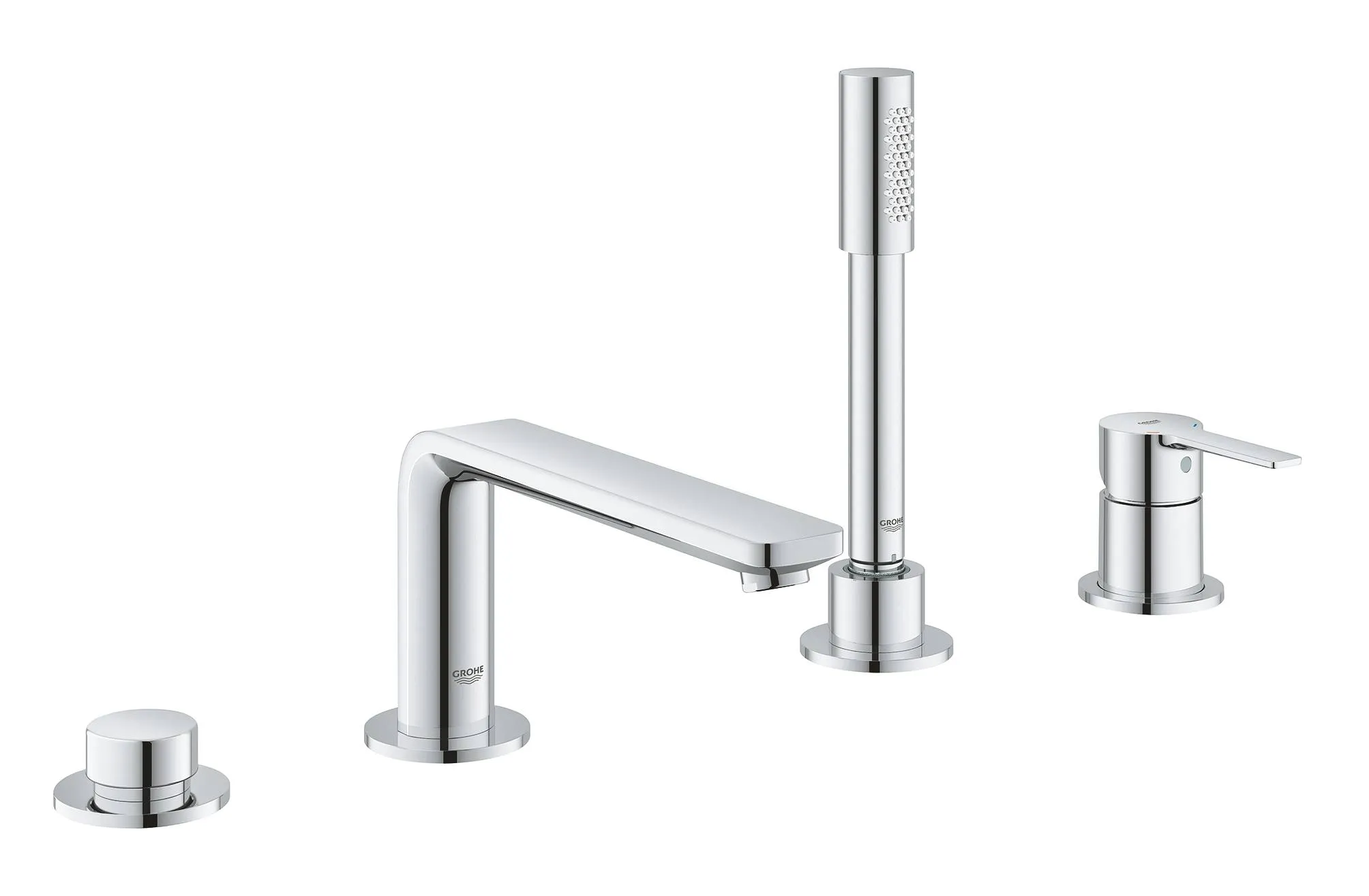 Смеситель однорычажный для ванны на 4 отверстия, GROHE Lineare New, хром, 19577001