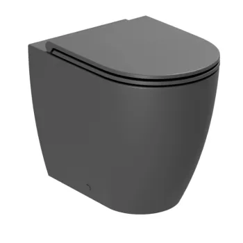 Сиденье быстросъемное для унитаза Azzurra Comoda, carbone, с микролифтом COM 1800 CA/F