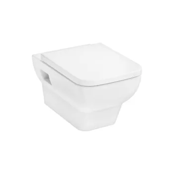 Унитаз подвесной Hansgrohe CreekTide Q 60203450 с сиденьем и фиксатором крышки, белый