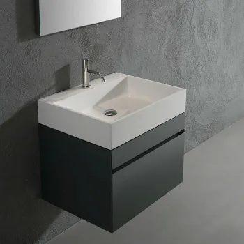 Комплект мебели Antonio Lupi Gesto 63х50хh50, с раковиной, с 2 ящиками, Matita goffrato А0002424235