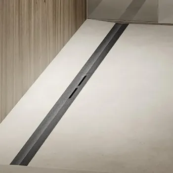 TECE Профиль для душа TECEdrainprofile, 900 мм, PVD Brushed stainless steel, black / сатин, черный