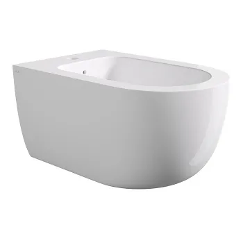 Биде подвесное Alice Unica 55х35, без комплекта крепежа FIX10, белый глянцевый, 32250101