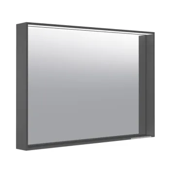 Зеркало с подсветкой Keuco Plan 100 33098113000 с подогревом, лакированный алюминий, антрацит
