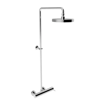 Душевой комплект Stella Lucilla 3283/301-200: смеситель, штанга+верхний душ 200 хром LL 02414 CR00