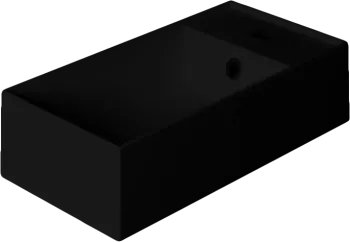 Раковина подвесная/накладная Simas Agile AG 50 nero 50 см левая черный